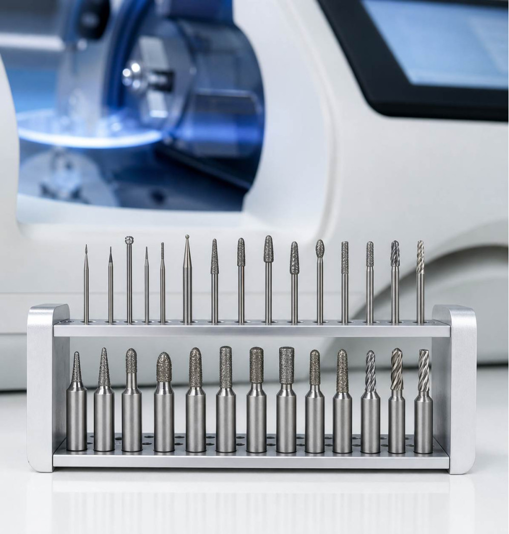 Aidite Milling Burs: Compatible Bur Guide for AMD-500, AMM-520 Pro & CMM-600