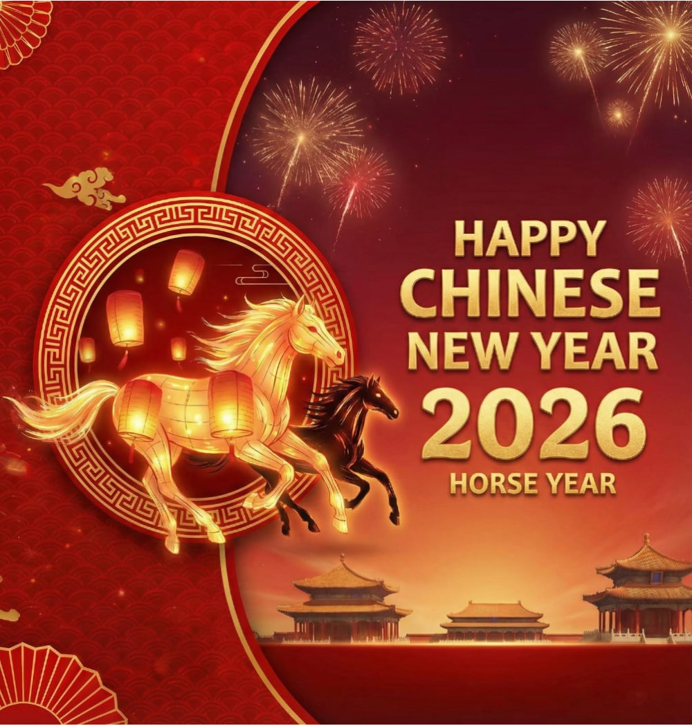 Chinese New Year Holiday Feb 9-25, 2026