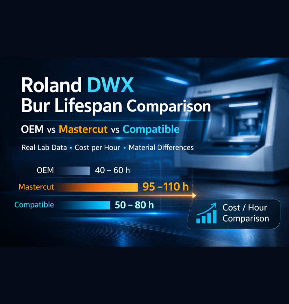 Roland DWX Milling Bur Lifespan: Real-World Data from Lab Owners