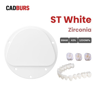 Super Translucency White Zirconia Block for 89mm Amann Girrbach System Super Translucency White Zirconia Block for 89mm Amann Girrbach System