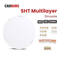 Super High Translucency Multilayer Zirconia Block for 95mm Zirkonzahn System
