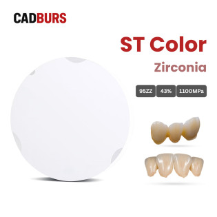 Super Translucency Color Zirconia Block for 95mm Zirkonzahn System Super Translucency Color Zirconia Block for 95mm Zirkonzahn System