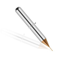 Cradle Compatible Metal Milling Burs Shank 6mm Φ0.5mm Ball Type For B51 / B52 Milling Machine