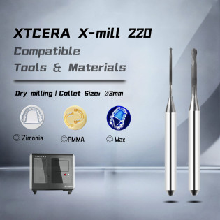 XTCERA X-mill 220 Milling Burs