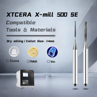 XTCERA X-mill 500 Series Milling Burs