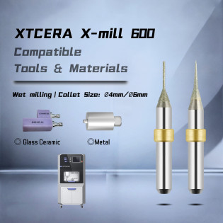 XTCERA X-mill 630 / 650 SE Milling Burs
