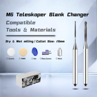 Zirkonzahn M6 Teleskoper Blank Changer