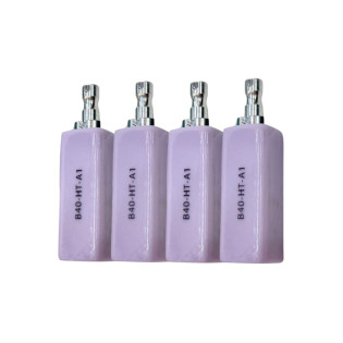 B40 HT Lithium Disilicate Blocks Cubes Glass Ceramic Blocks 4Pcs for Sirona Cerec CAD/CAM - Alternate View