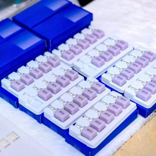 C14 HT Lithium Disilicate Blocks Cubes Glass Ceramic Blocks 5Pcs for Sirona Cerec CAD/CAM - Alternate View