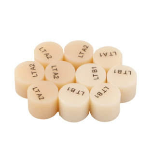 LT Lithium Disilicate Press Ingots 12.5x10mm 10pcs for Hybrid Restorations