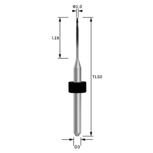 LNY-D3 Φ1.0mm Zirconia Milling Burs - Alternate View