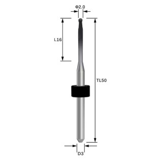 LNY-D3 Φ2.0mm Zirconia Milling Burs - Alternate View