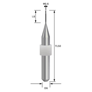 LNY-D6 Φ0.6mm Zirconia Milling Burs - Alternate View