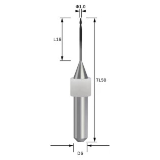 LNY-D6 Φ1.0mm Zirconia Milling Burs - Alternate View