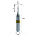 Zotion Compatible Metal Milling Burs Shank 6mm Φ2.0mm Ballmill - Image 2