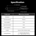 BSM Compatible Metal Milling Burs Shank 6mm Φ1.0mm Ball Type For BSM-420W / 500DW Milling Machine - Image 2
