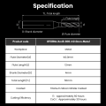 XTCERA Compatible Metal Milling Burs Shank 4mm Φ2.0mm For Xmill-300 / Xmill-600 / Xmill-600 SE2 / Xmill-630 / Xmill-650 SE / Xmill-D5 Milling Machine - Image 2