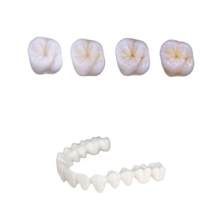 Super Translucency White Zirconia Block for 98mm Open System - Alternate View